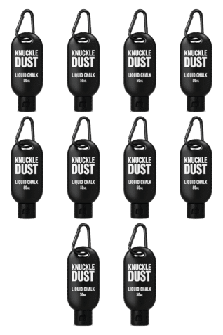 Knuckledust liquid chalk australia 10-pack bulk gym grip
